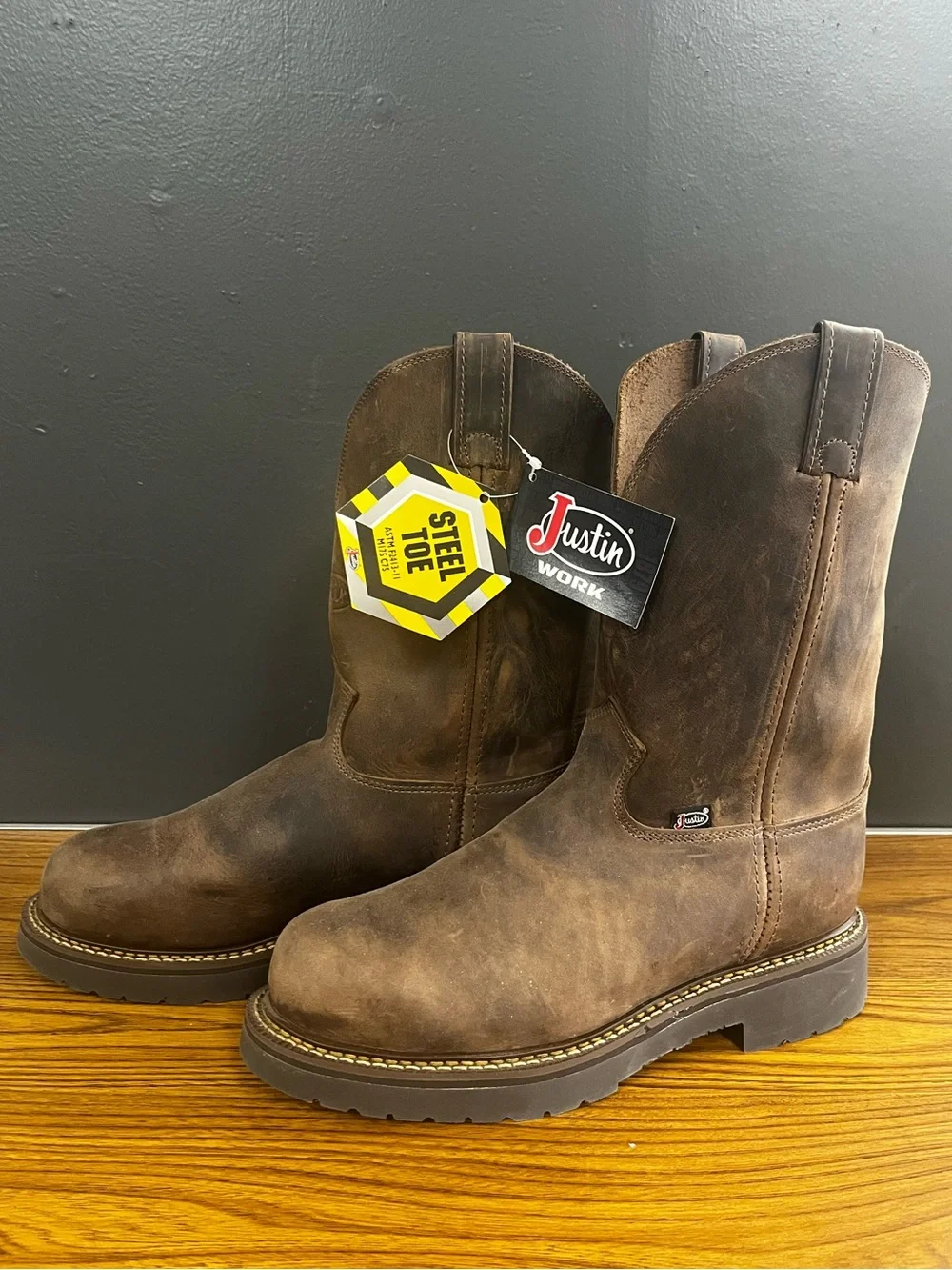 NIB Justin Men’s Work-Boots